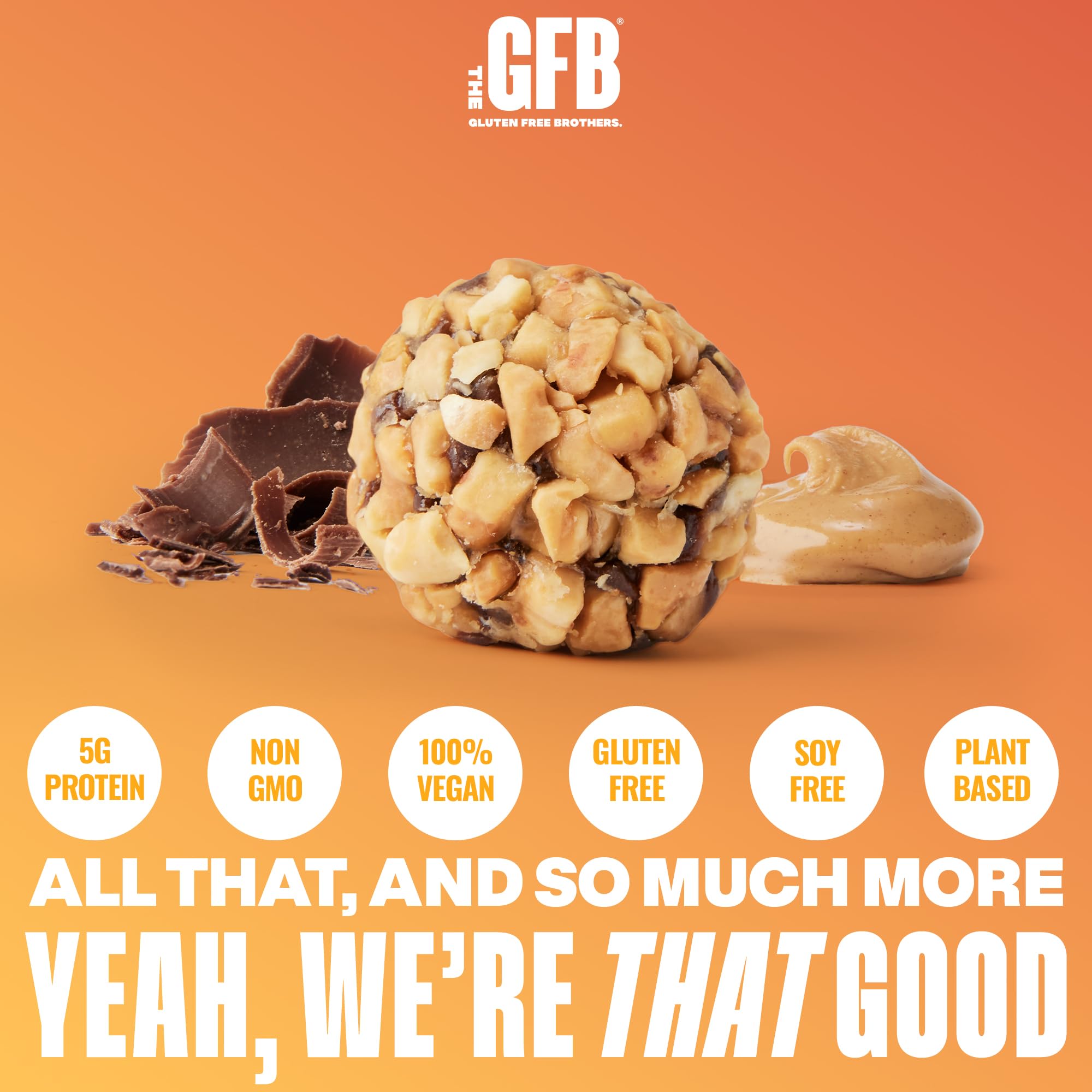 The GFB Organic Ingredients highlight plant-based, natural snack components.