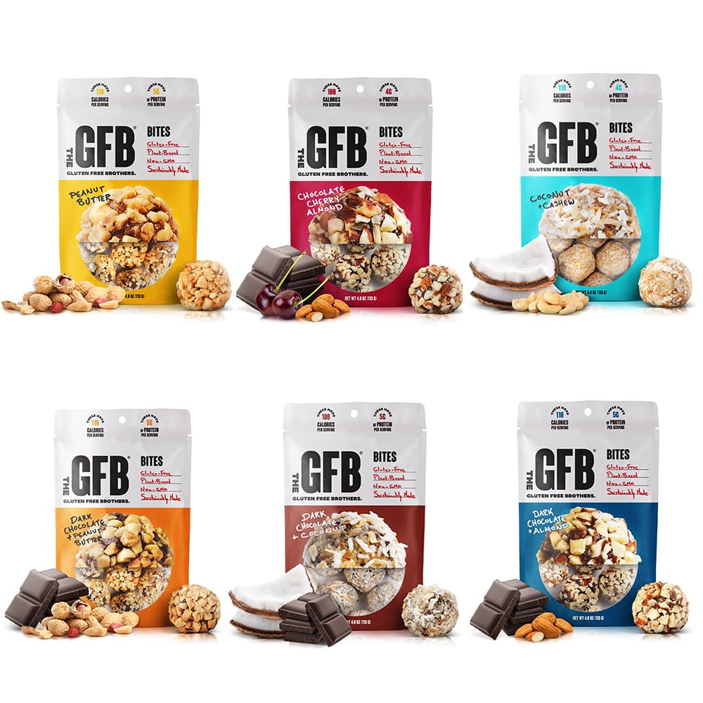 The GFB peanut butter bite in a 4oz pack, ideal for quick protein on the go.