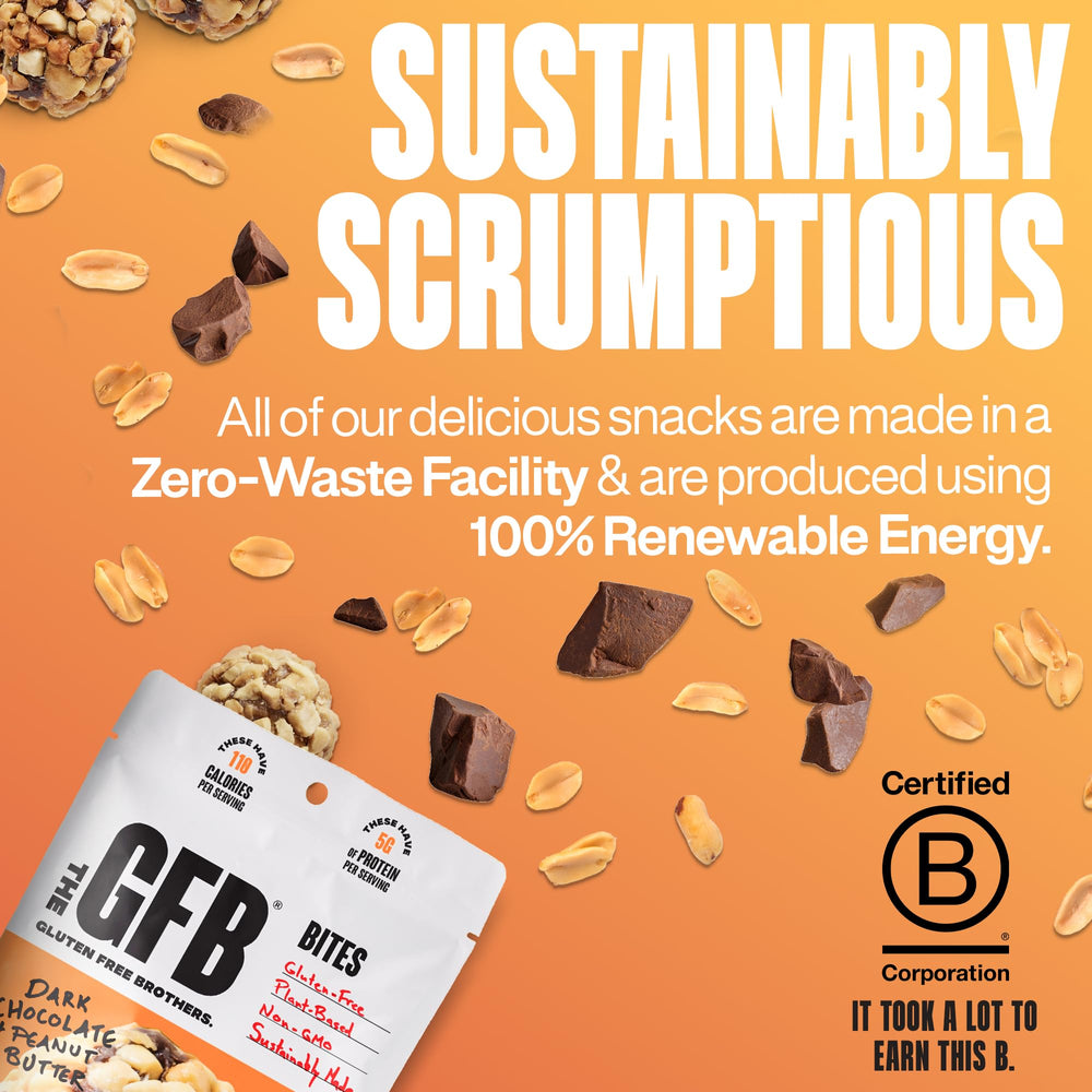 The GFB Snack-Size Packaging, portable and purse-friendly for travel.