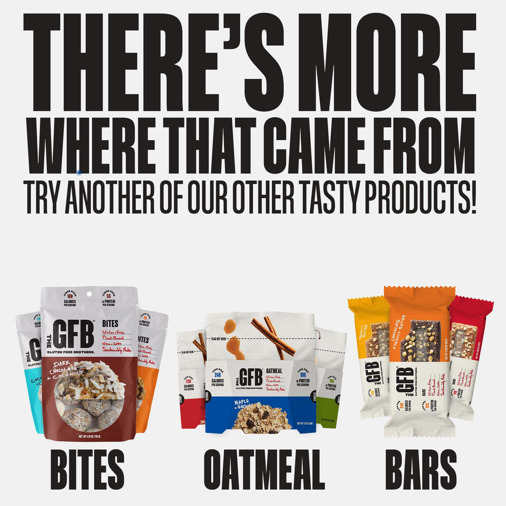 The GFB USA-made, zero-waste facility and B Corp certified branding supports responsible snacking.