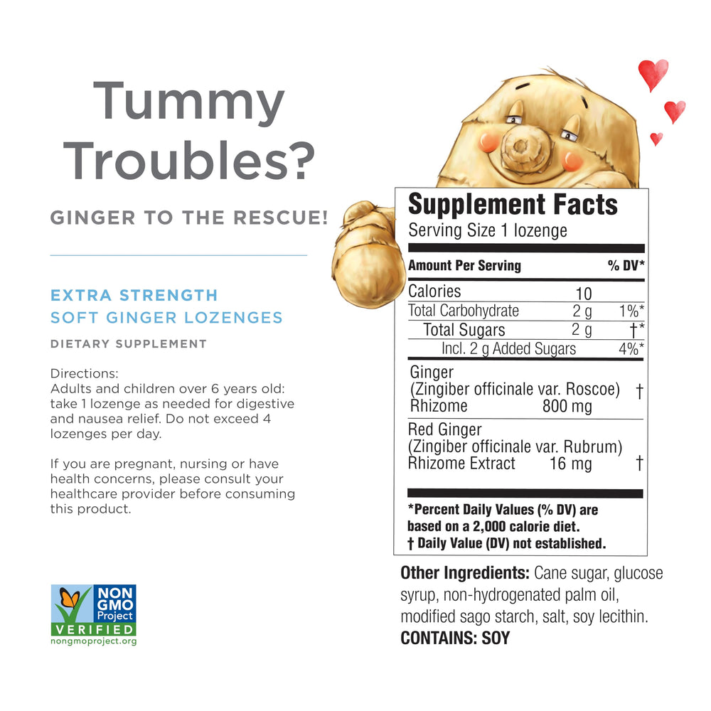 The Ginger People Ginger Rescue etiqueta limpia sin aditivos.