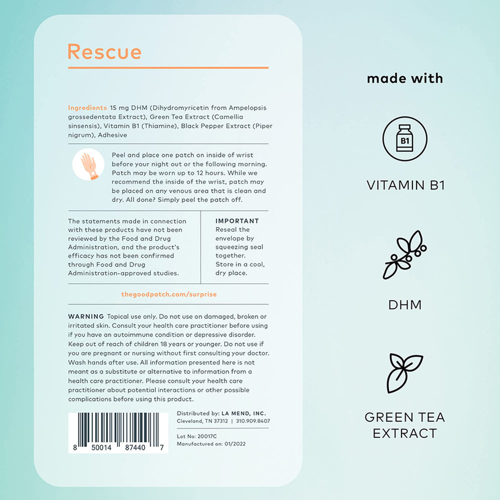 The Good Patch Cycle patches ease temporary menstrual discomfort.