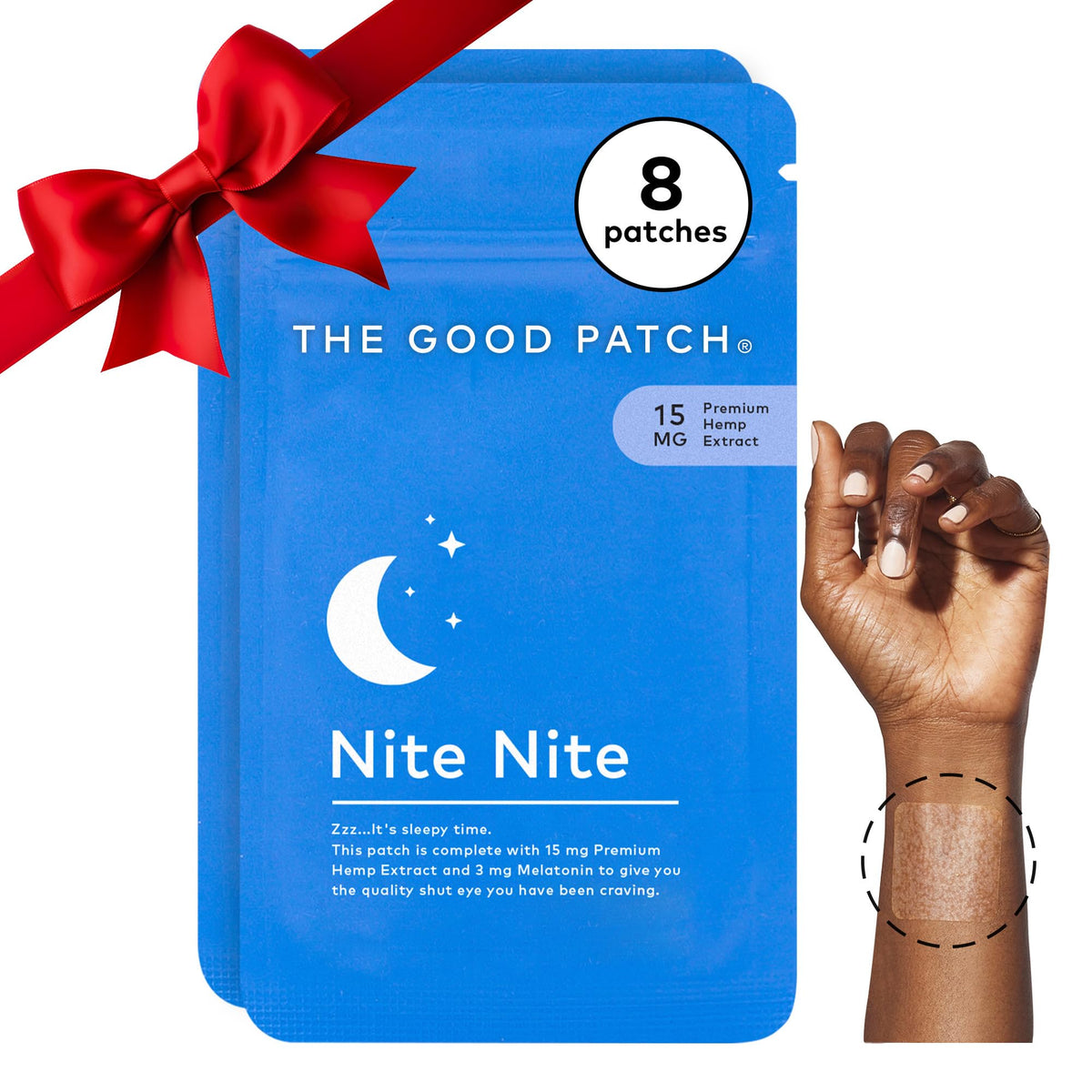 The Good Patch Nite Nite patch pack promotes a calm evening routine.