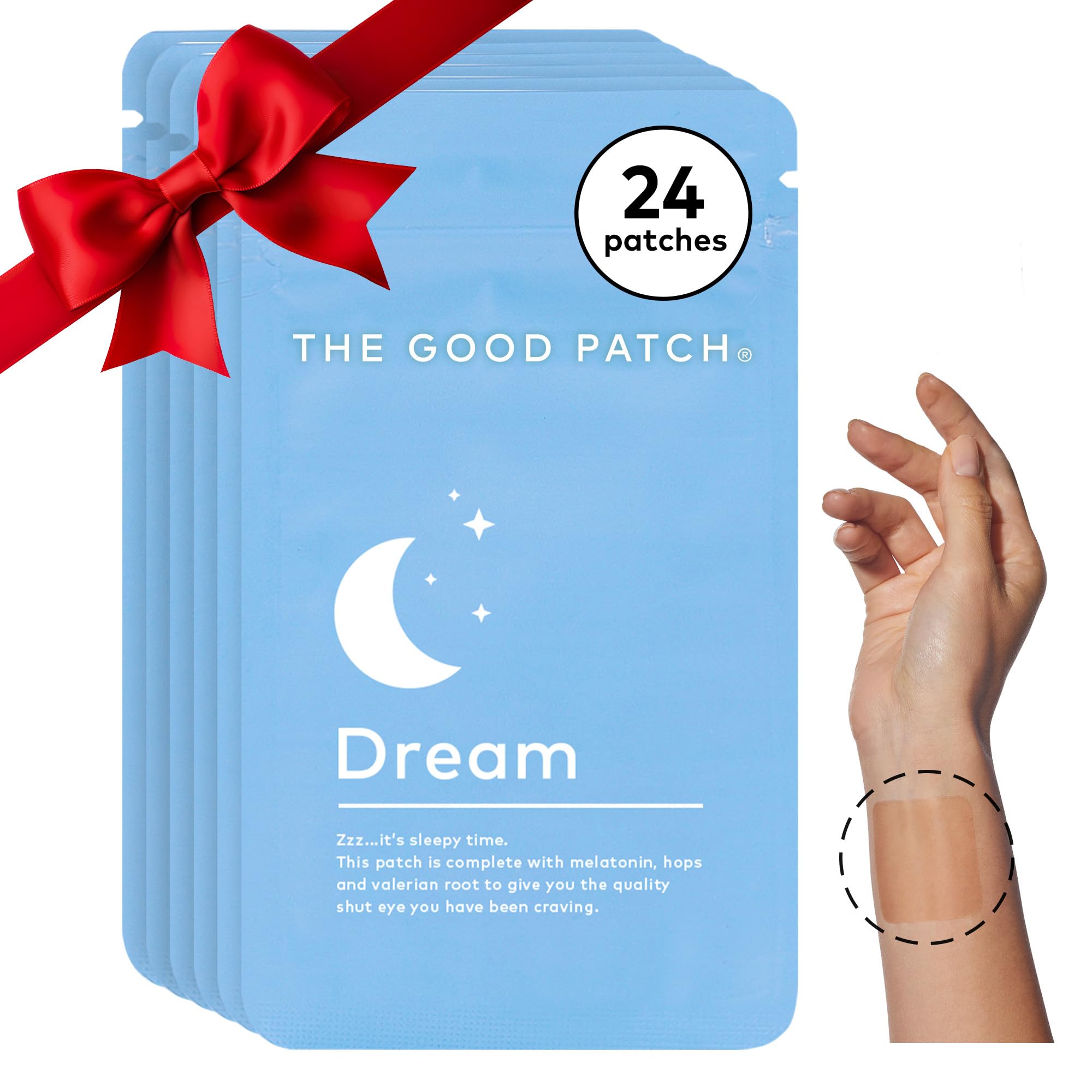 The Good Patch sleep patch with melatonin delivers gradual relaxation for a smoother night.