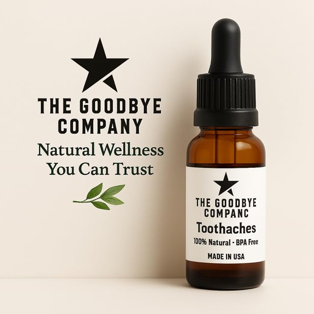 The Goodbye Company external-use oil for targeted tooth and gum comfort