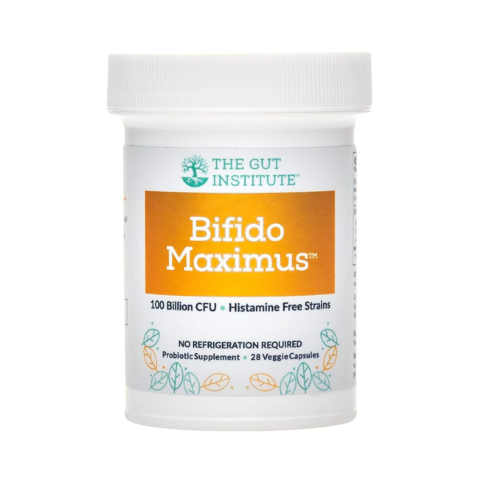 The Gut Institute Bifido Maximus bottle for daily gut support and easy probiotic use.