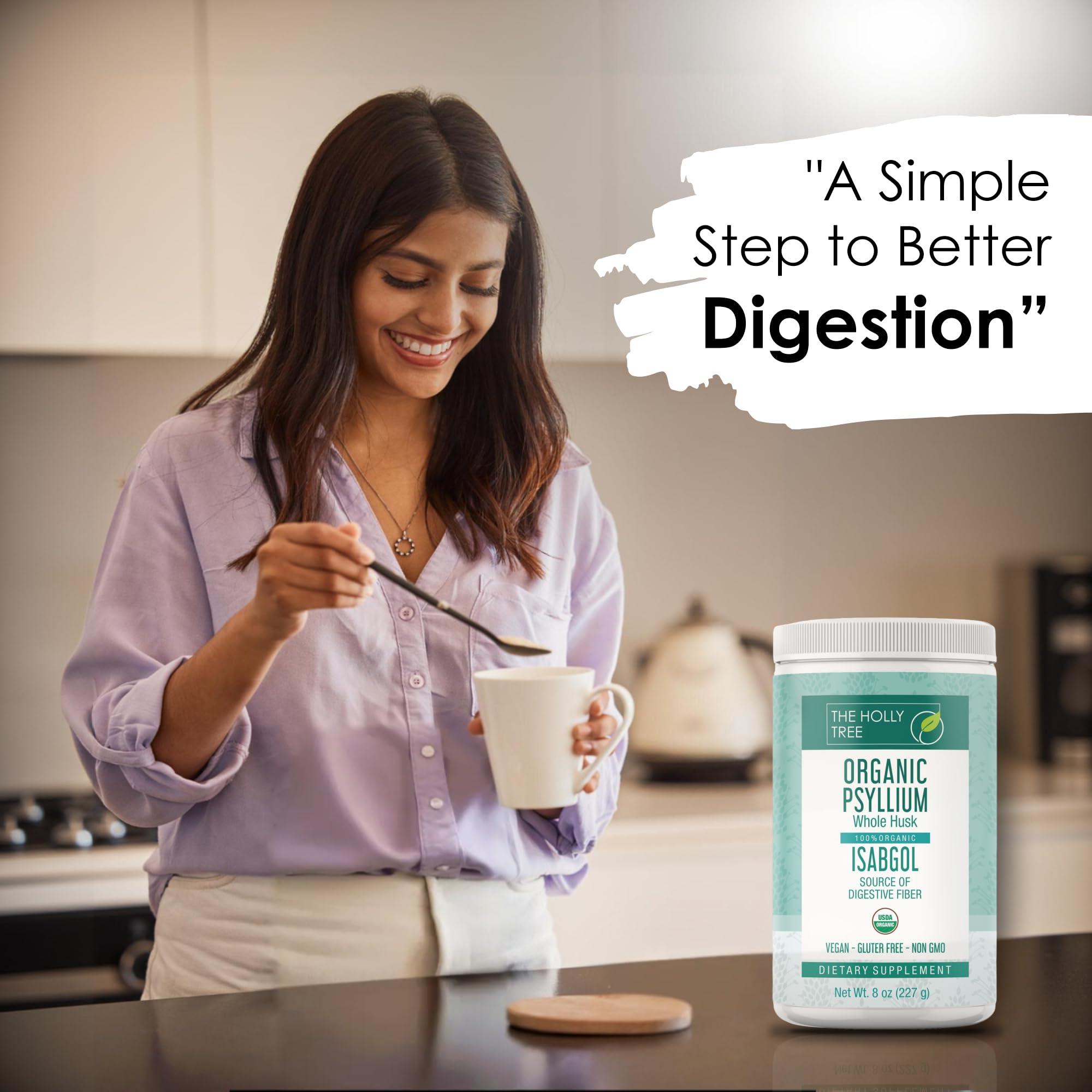 Glass of water beside a healthy snack suggests daily routine and fullness.