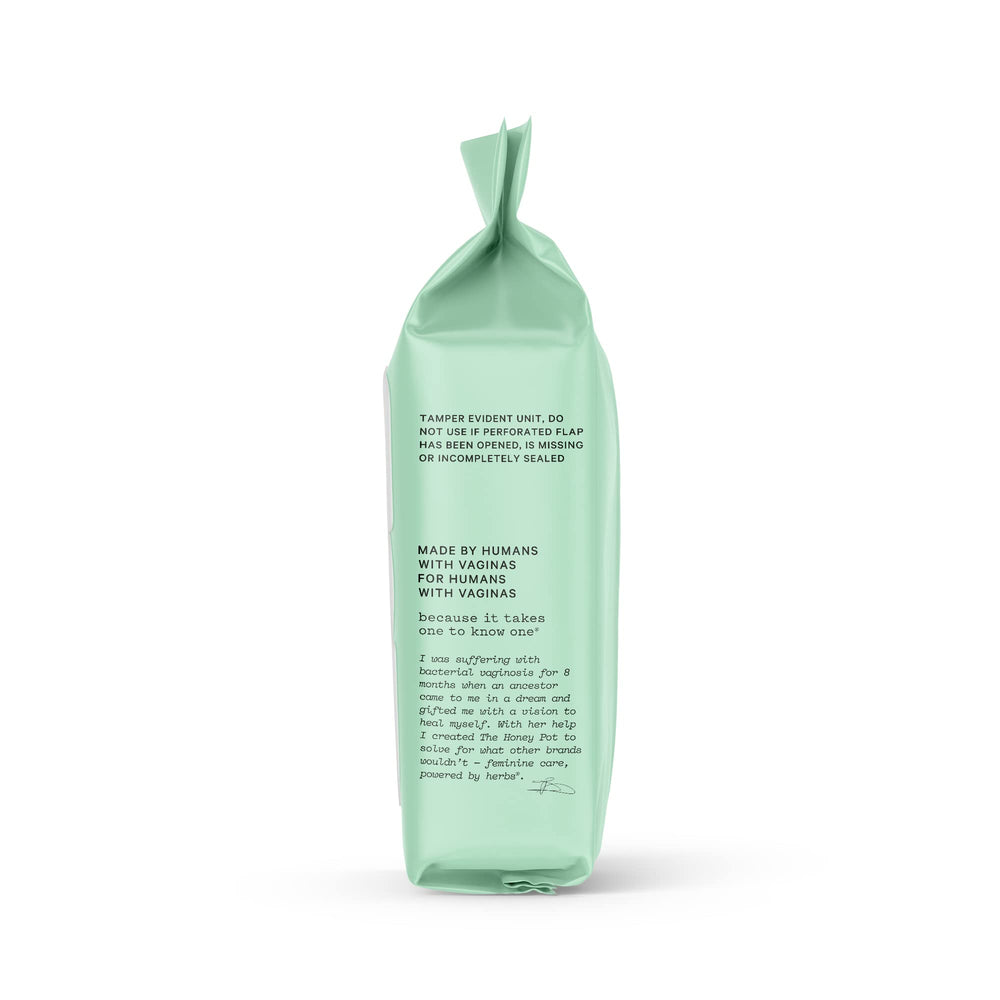 30-count box for convenient, on-demand vaginal care.