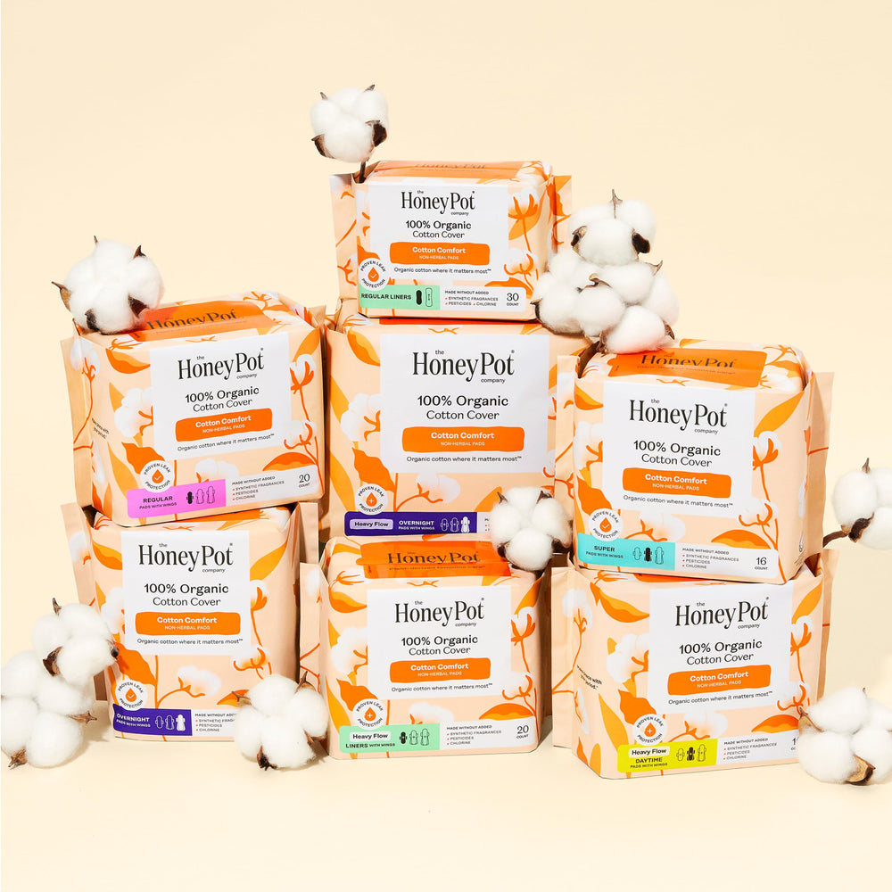 The Honey Pot balance-day pad suitable for daily use with secure protection.