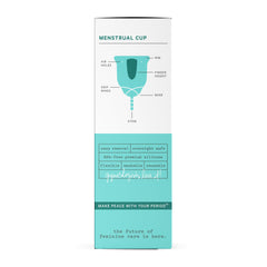 The Honey Pot Company Size 2 cup soft edge for comfort.