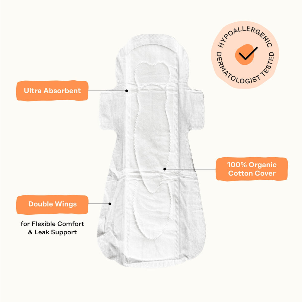 The Honey Pot winged pad ensures secure placement