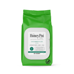 The Honey Pot Cucumber Aloe Feminine Wipes pack for daily refresh and moisture.