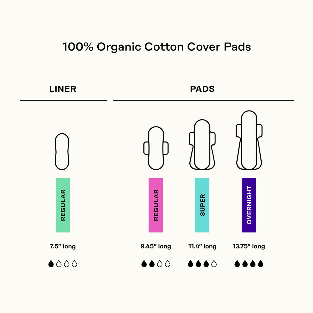The Honey Pot pack back, discreet packaging for on-the-go protection.