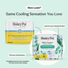 Packaging and organic cotton cover highlighted for quick, comfortable daily use.