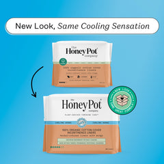 The Honey Pot pantyliner with wings provides secure wear and leak protection.