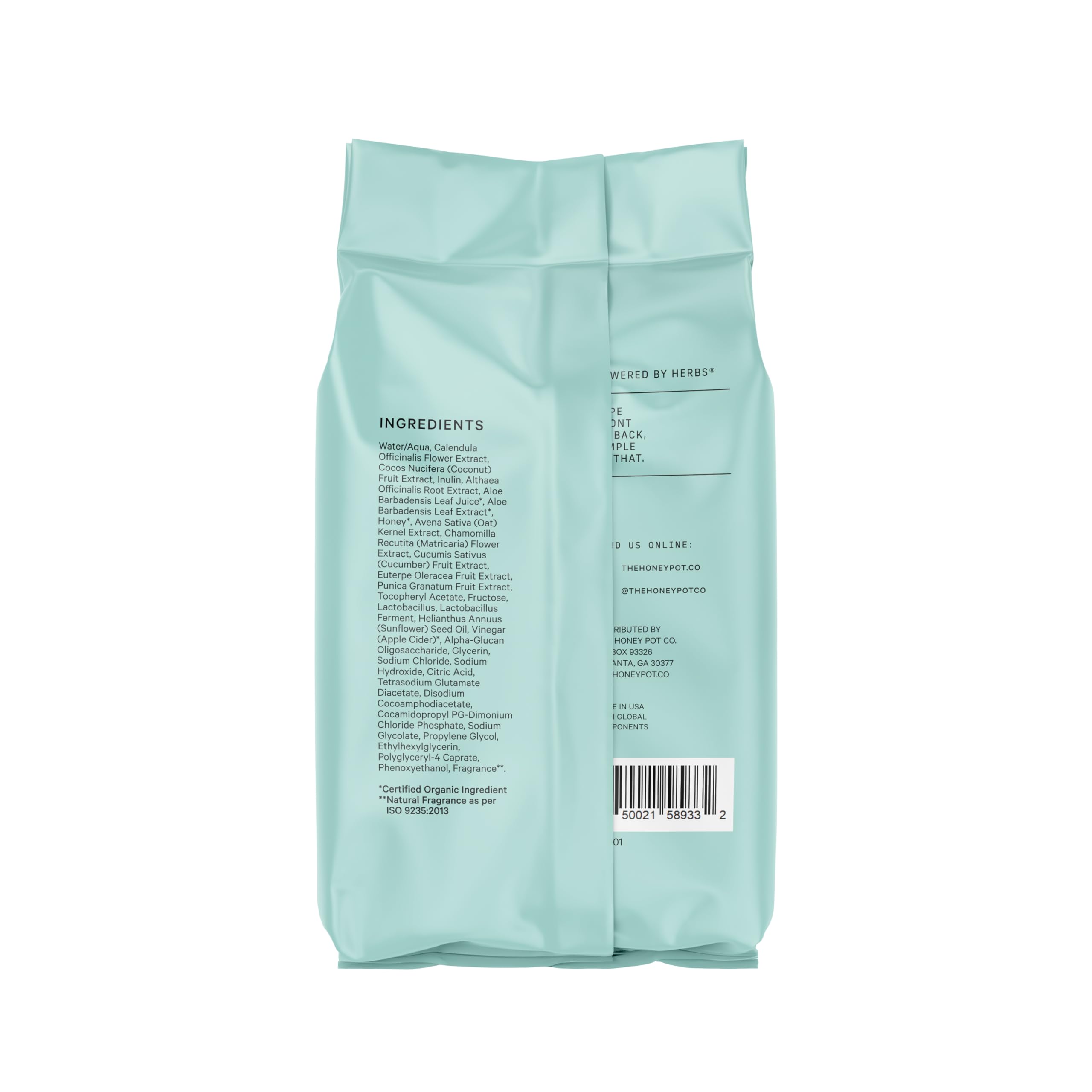 The Honey Pot Prebiotic Wipes gynecologist-tested seal adds credibility.