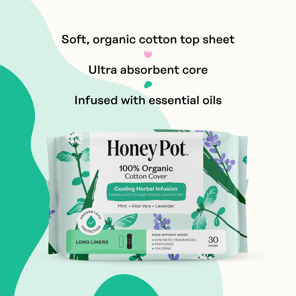 Ultra-absorbent wood pulp core helps keep you dry.