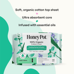 Ultra-absorbent wood pulp core helps keep you dry.