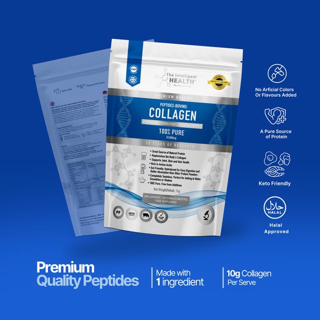 The Intelligent Health collagen powder mixed into coffee for seamless daily routine.