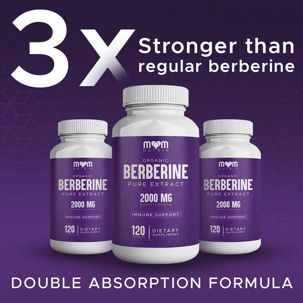 Capsules of THE MONK Berberine 2000mg ready for everyday routine