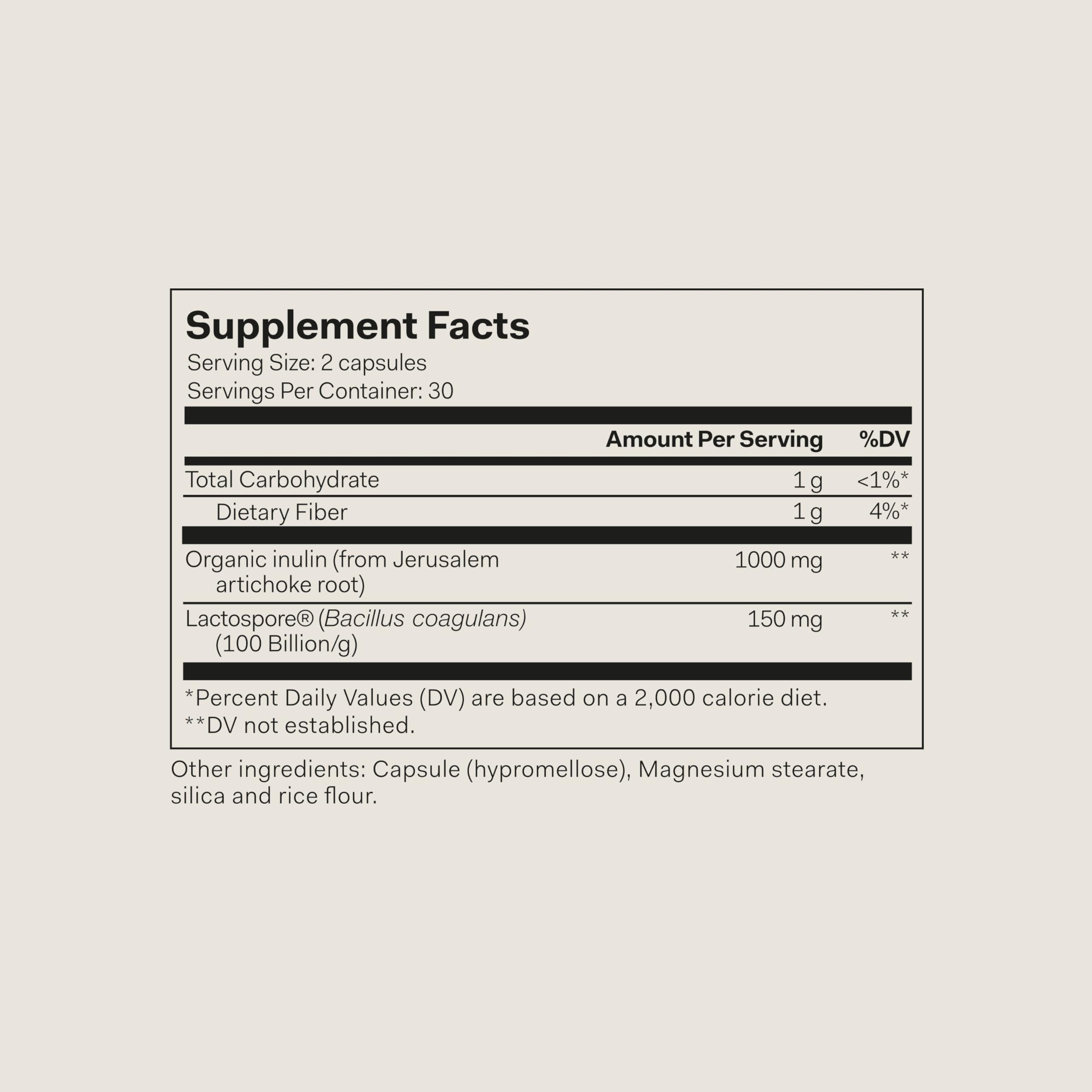 Close-up of The Nue Co label emphasizing safety and proven ingredients.