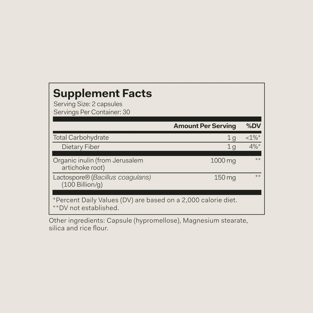 Close-up of The Nue Co label emphasizing safety and proven ingredients.