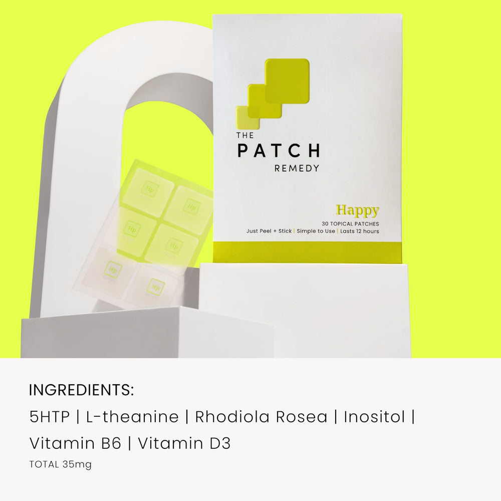The Patch Remedy Happy Patch close-up reveals smooth texture and gentle adhesive.