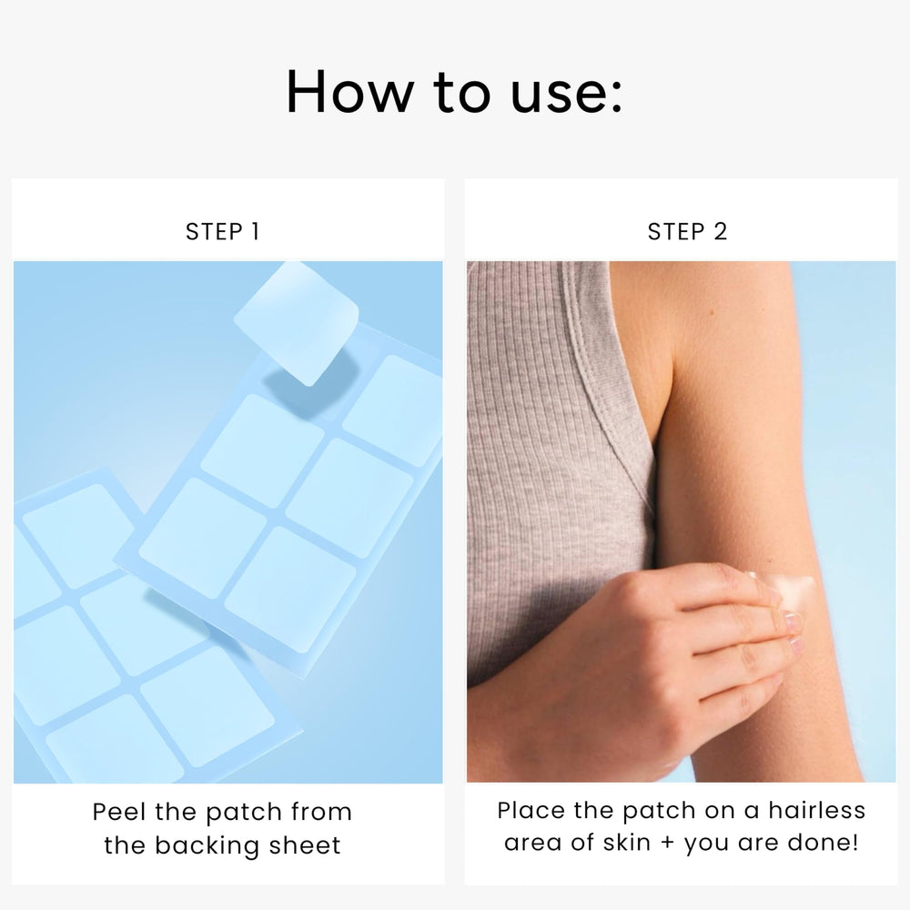 The Patch Remedy Relax Patch with widget-friendly size for easy wear.