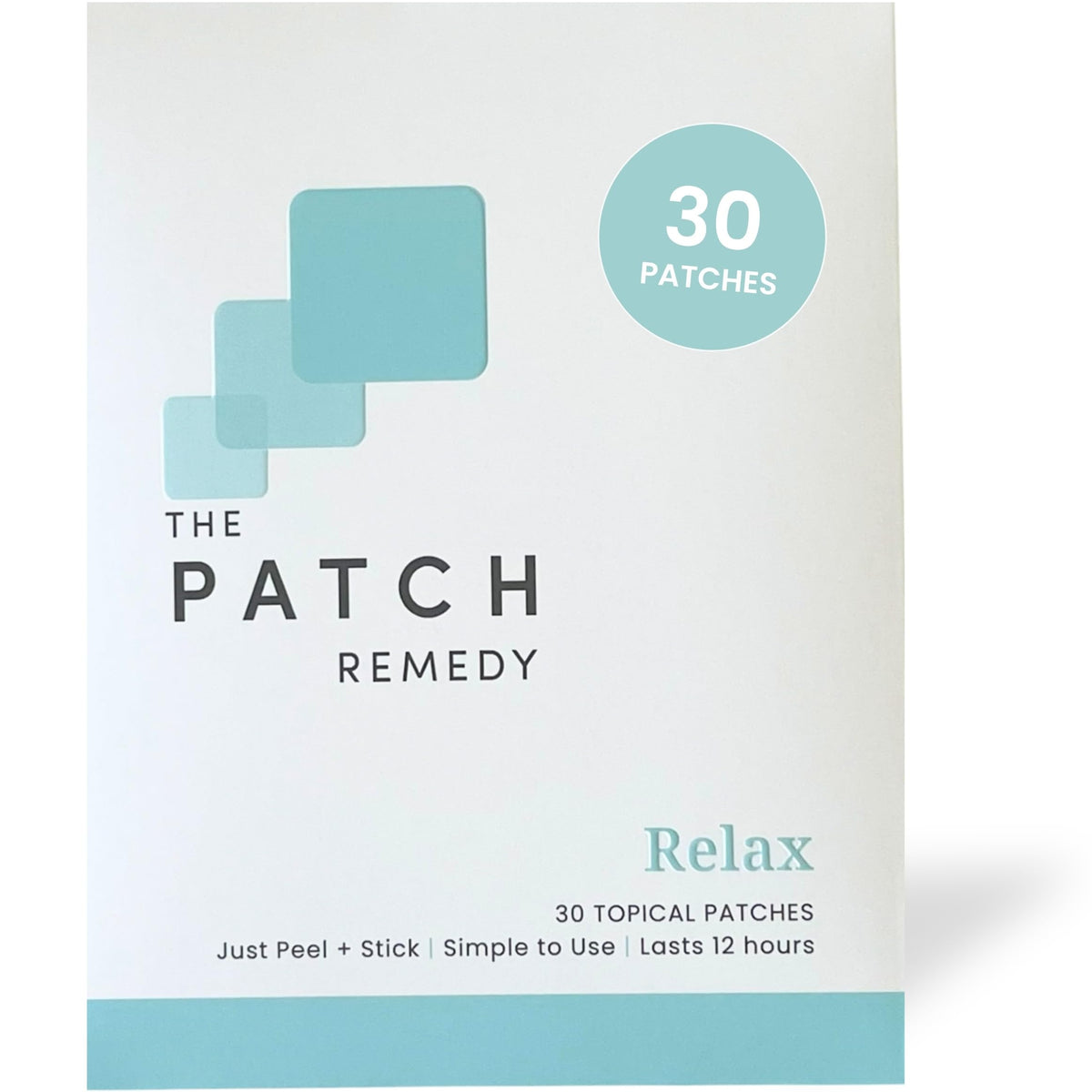 The Patch Remedy Relax Patch on arm for discreet calming support.