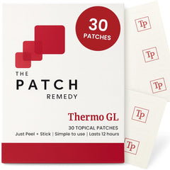 The Patch Remedy Thermo GL Patch packaging shown for quick selection and branding