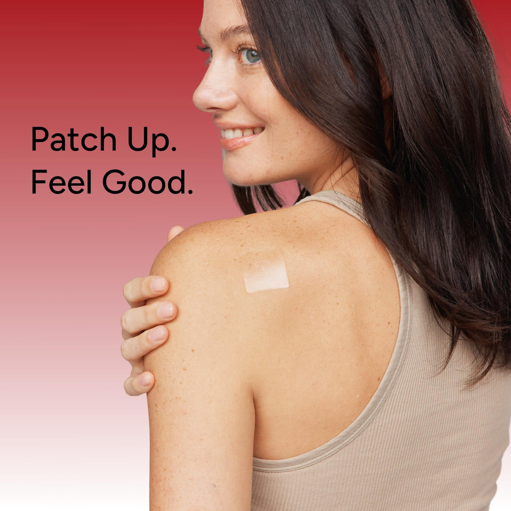 The Patch Remedy Thermo GL Patch ready for travel and on-the-go use