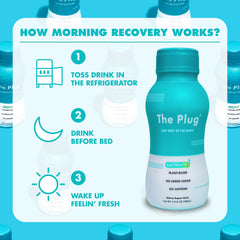 The Plug Liver Cleanse served with glass emphasizes hydration and flavor.