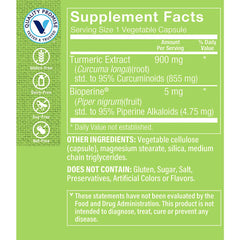 The Vitamin Shoppe turmeric-curcumin capsule image emphasizes Bioperine absorption boost.