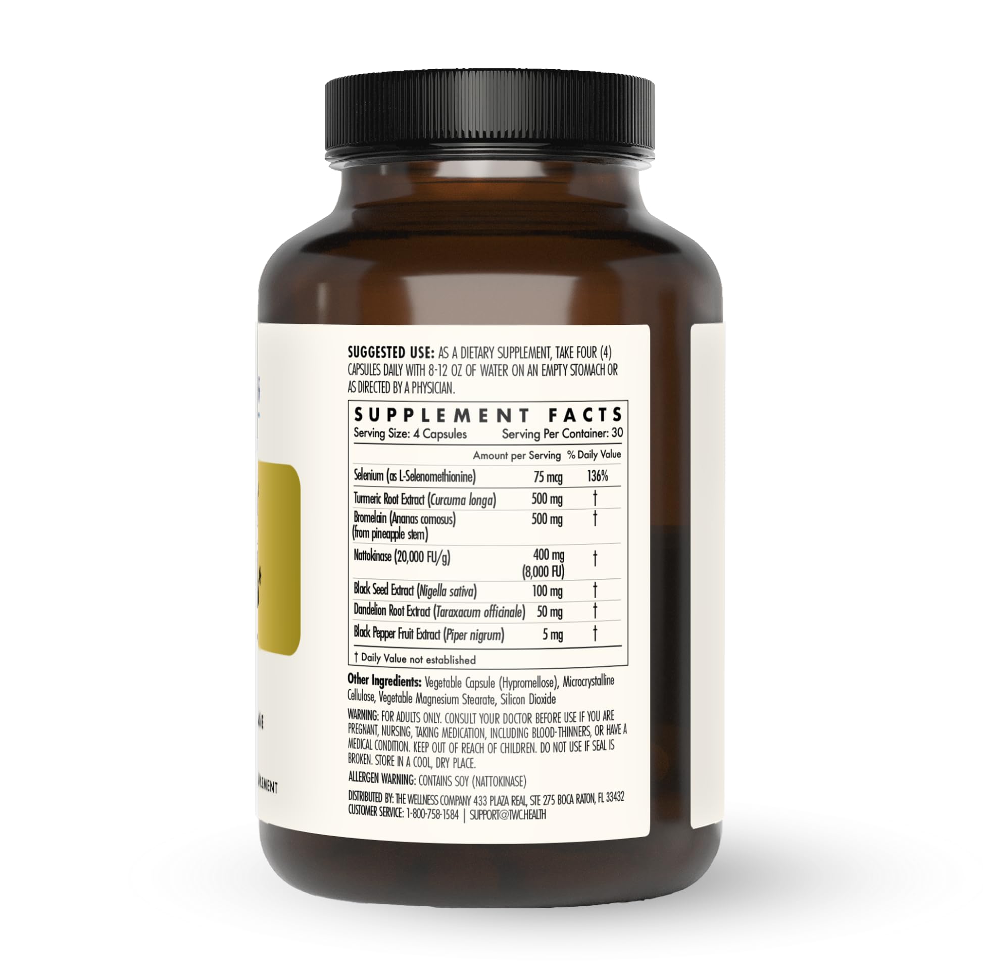 The Wellness Company Ultimate Spike Detox bottle pour demonstrates easy dispensing