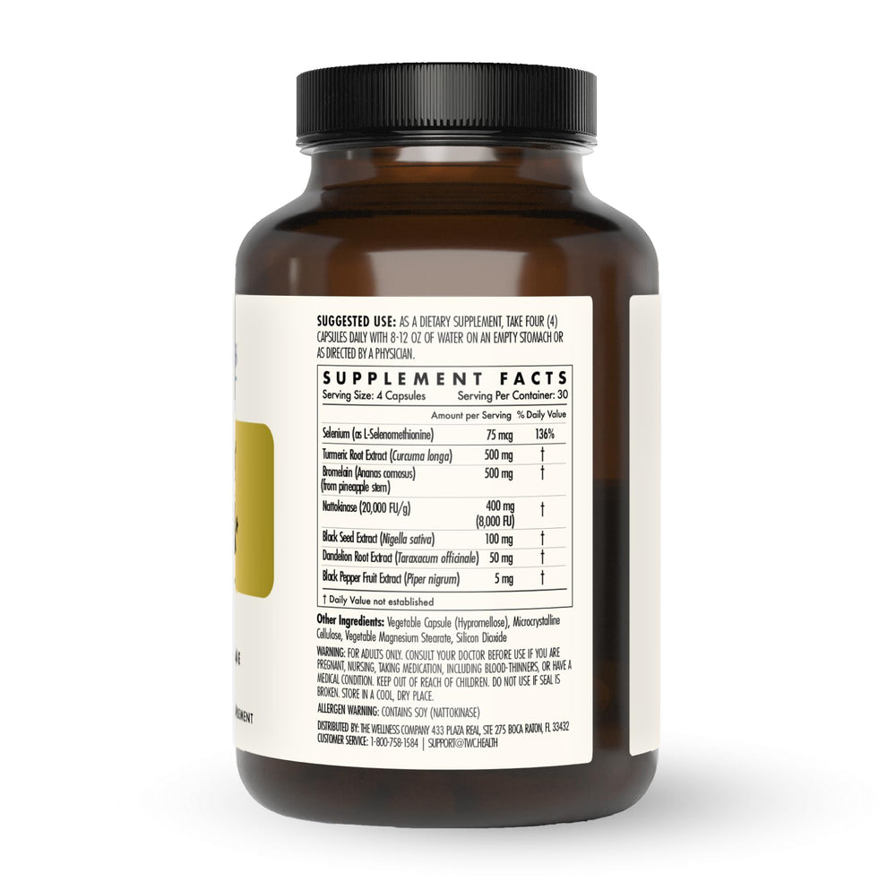 The Wellness Company Ultimate Spike Detox bottle pour demonstrates easy dispensing