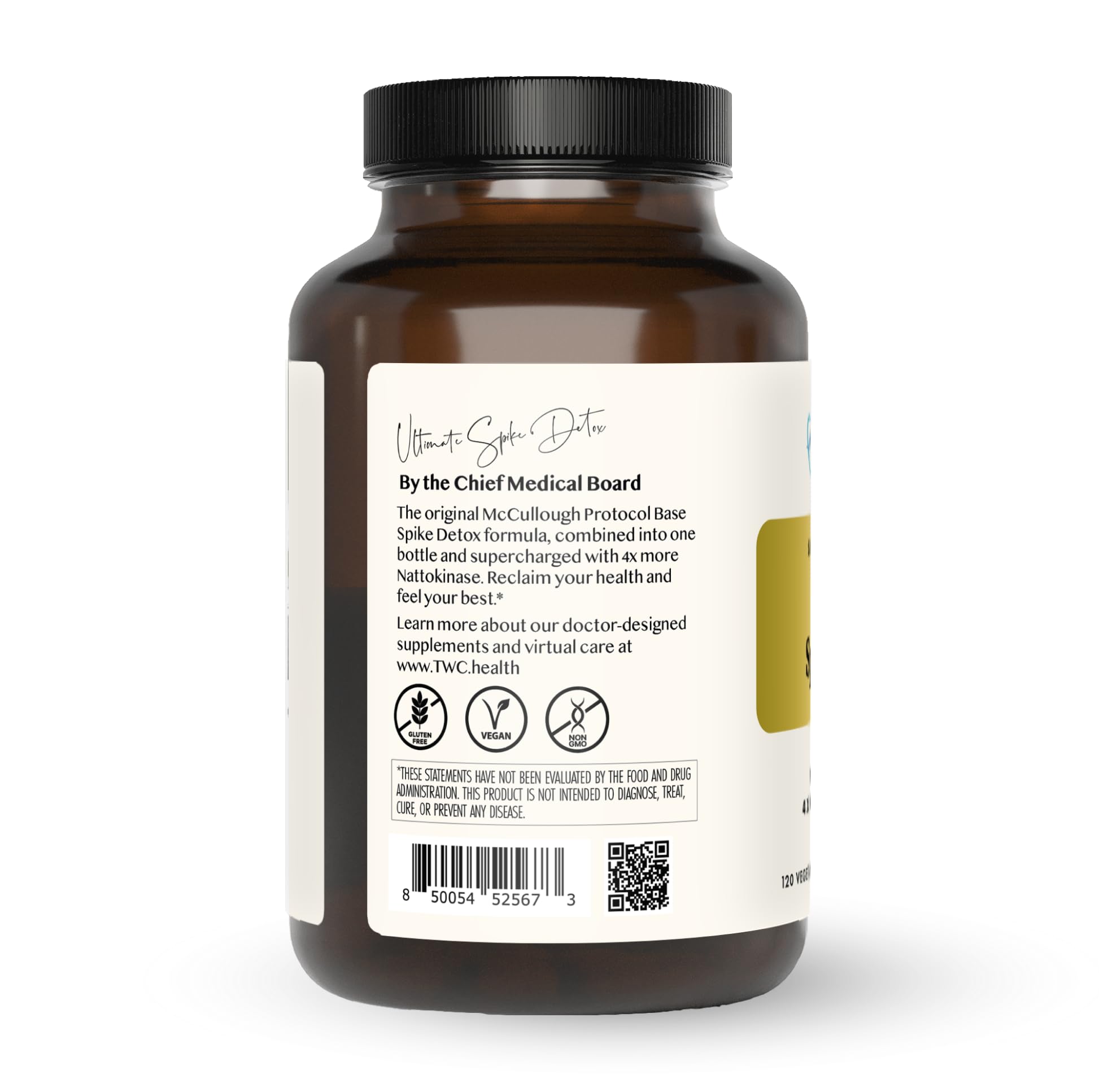 The Wellness Company Ultimate Spike Detox capsules ready for everyday use