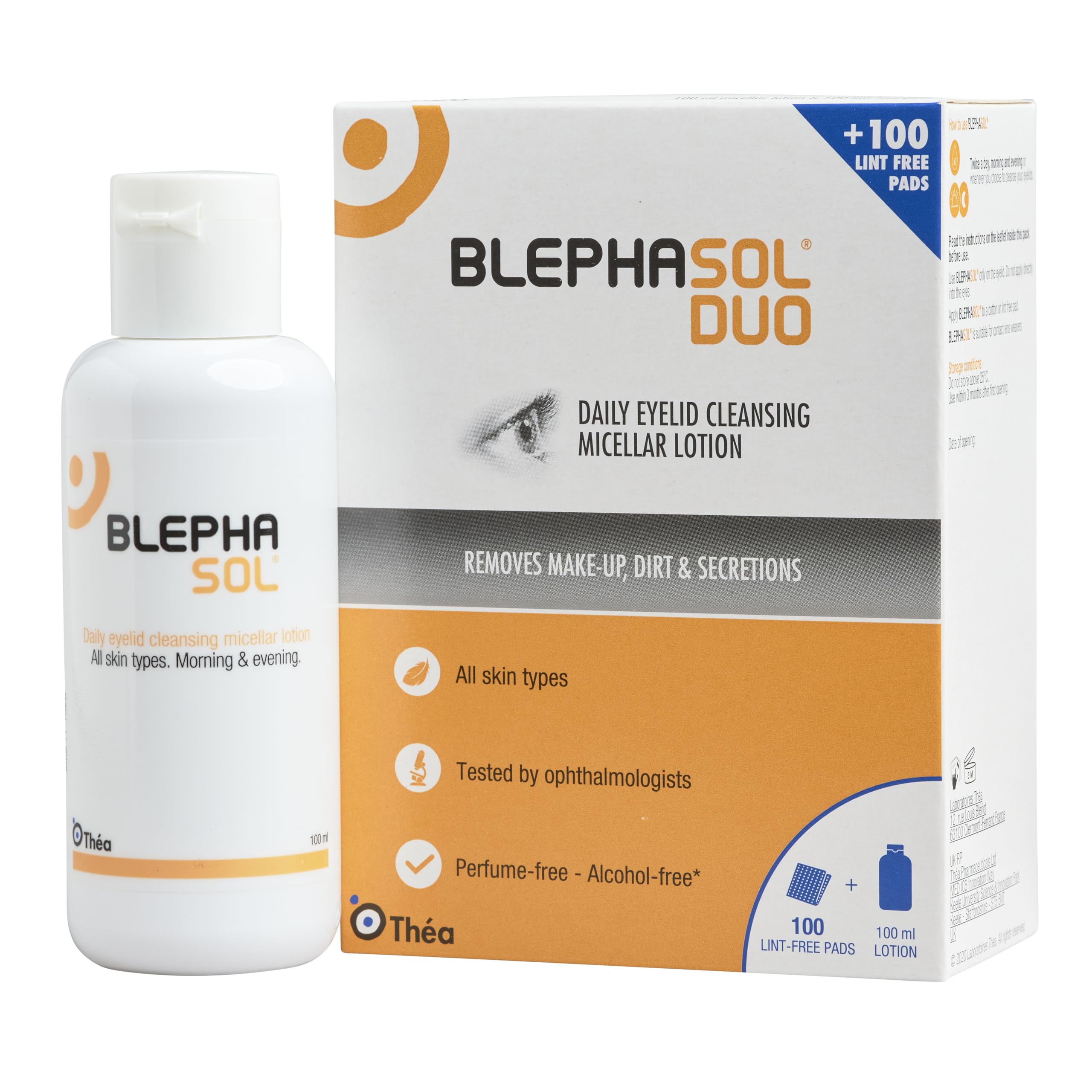 Blephasol Duo safe option for contact lens wearers