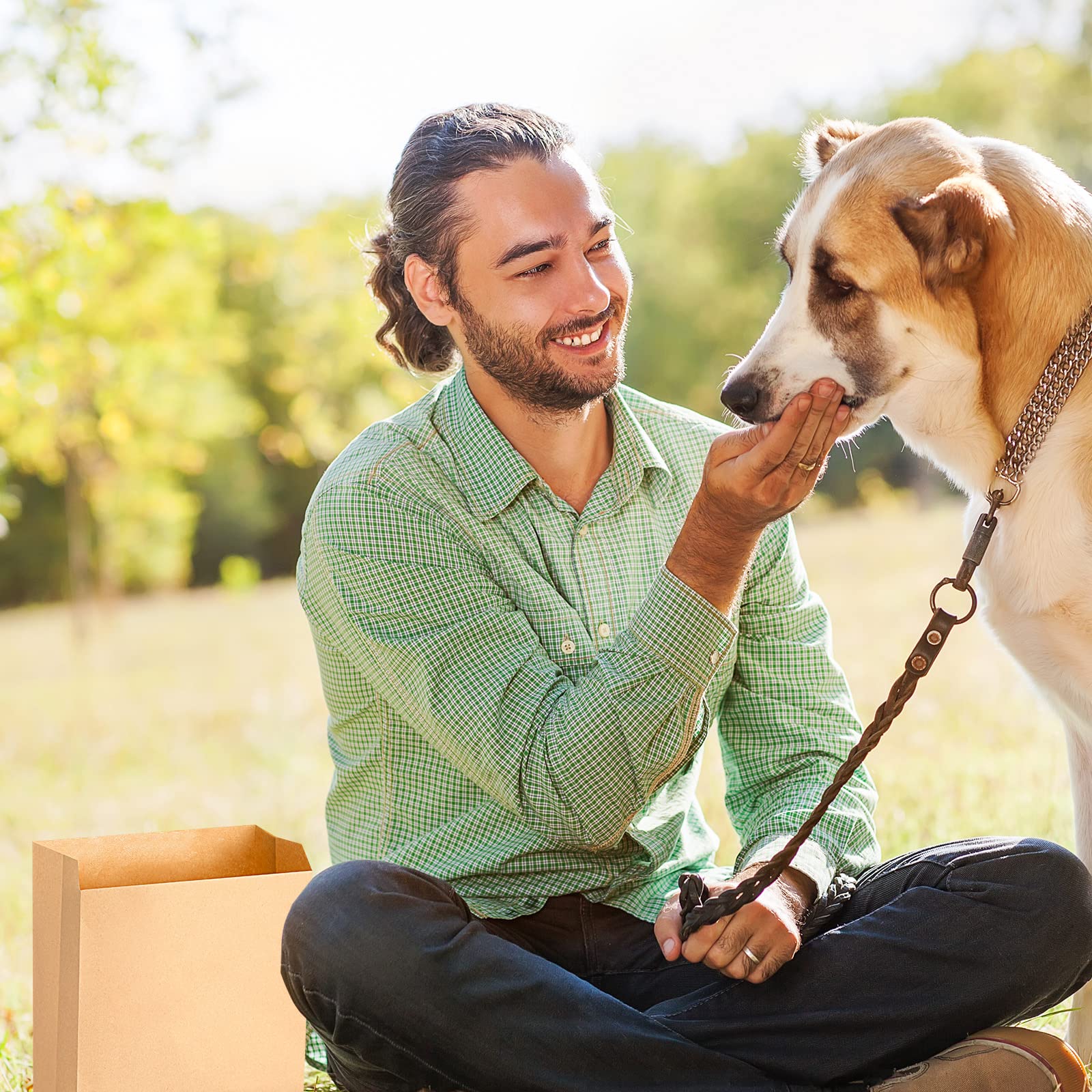 Thenshop waxed kraft bin liner in receptacle keeps bathroom clean