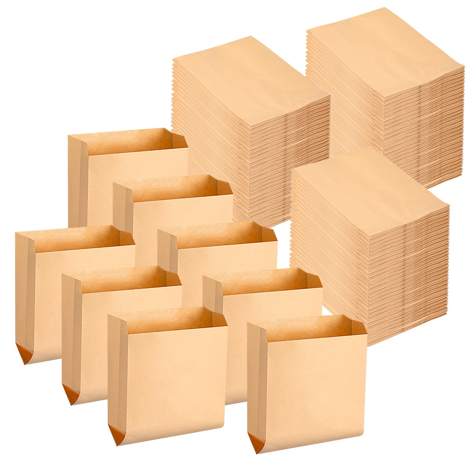 Thenshop waxed kraft feminine disposal bag open for easy use