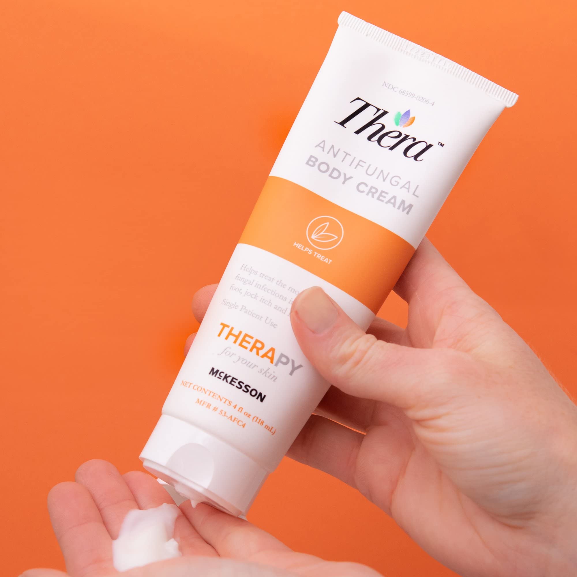 Thera antifungal cream on retail shelf display