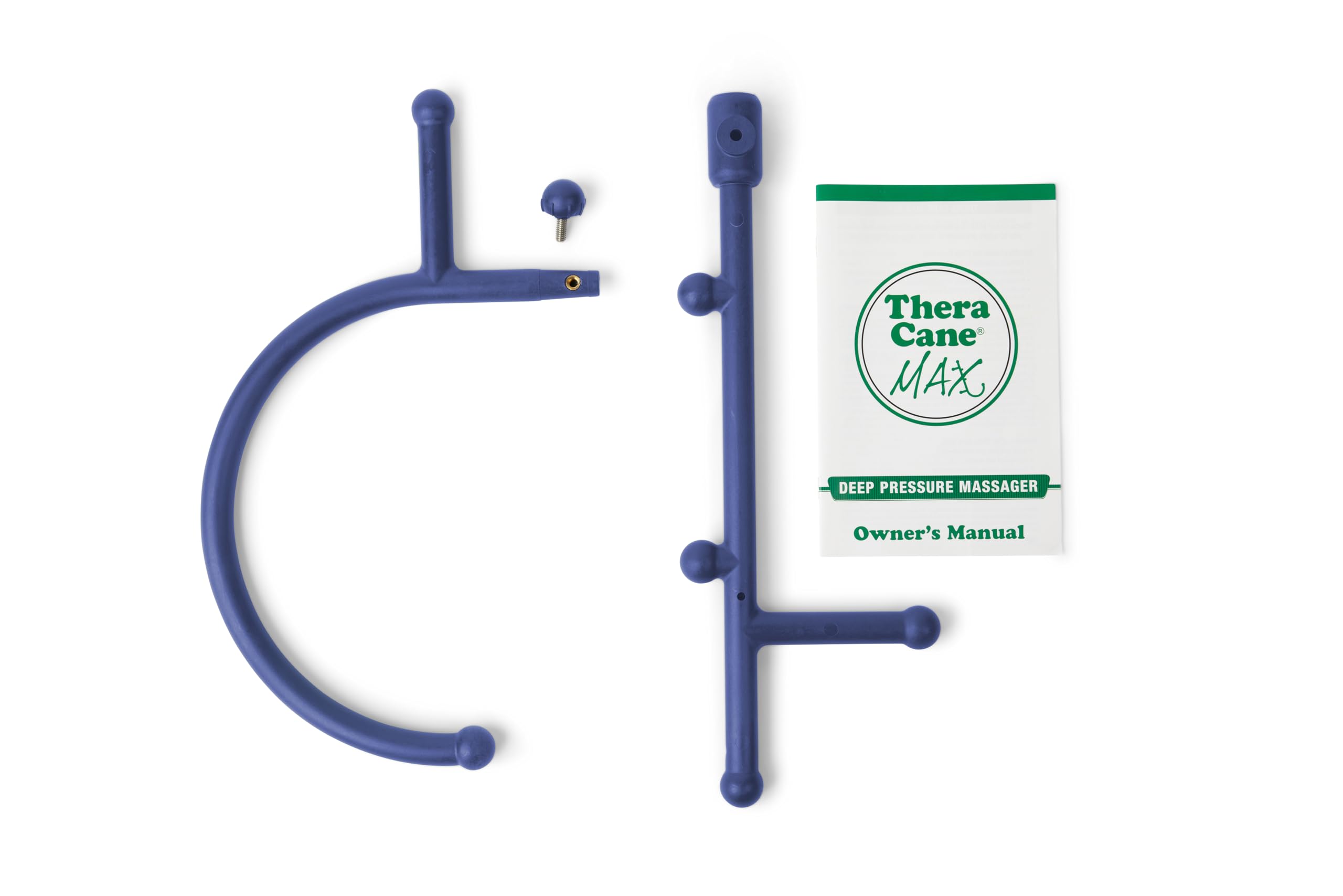Thera Cane MAX deep-tissue massage aid in action.