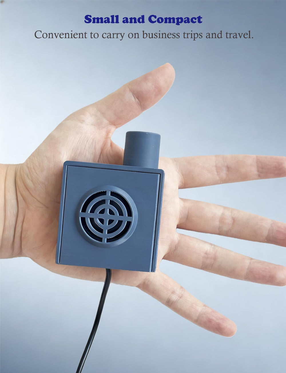 Theradaily hose dryer is travel-friendly and fits easily in a bag