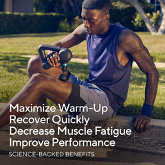 TheraGun Elite attachment cone delivers pinpoint muscle treatment with precision.