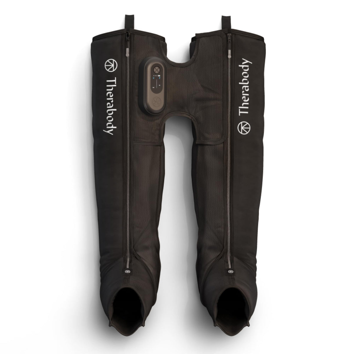 TheraGun JetBoots Prime foldable design for recovery on the go.