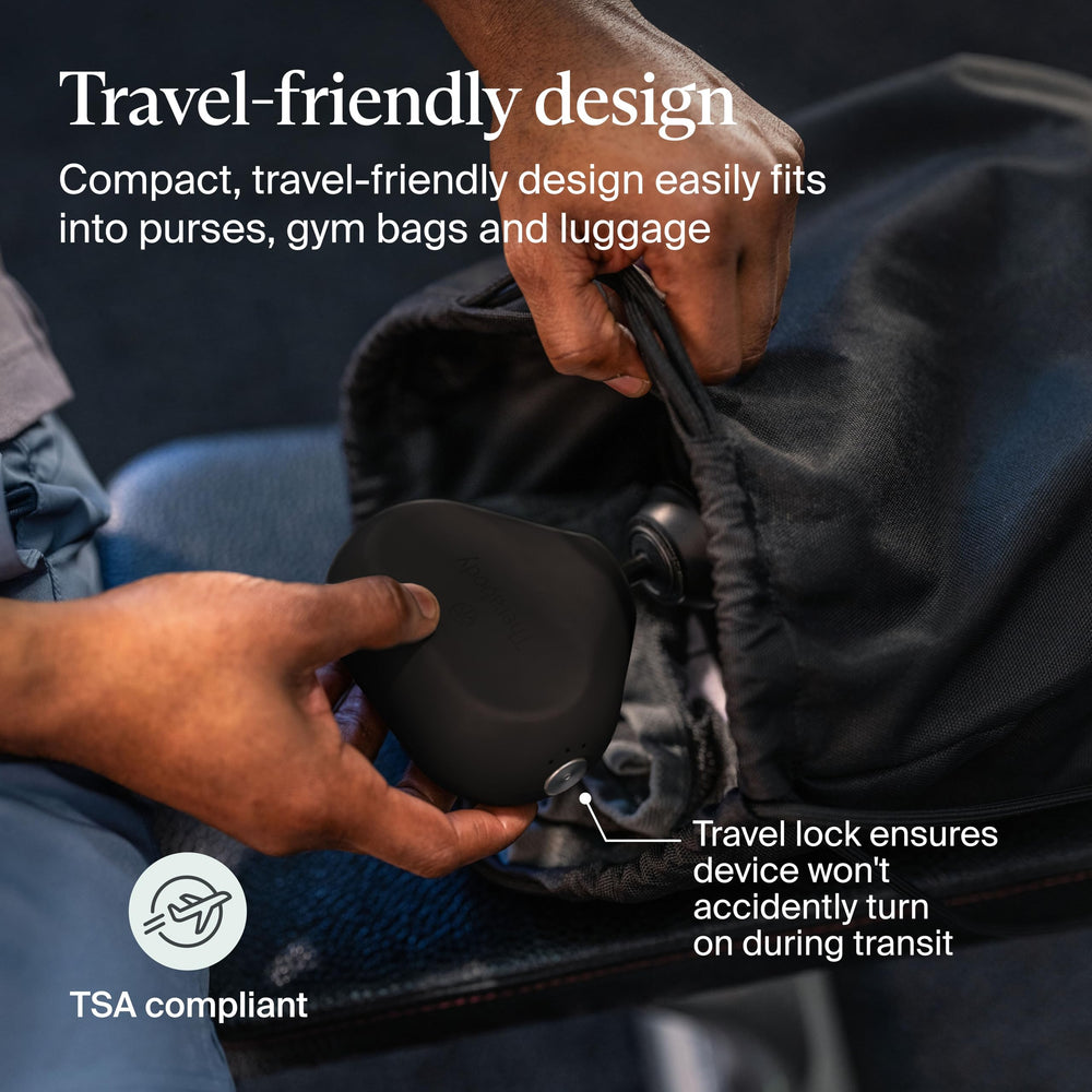TheraGun Mini 3rd Gen Dampener attachment targeting tender areas