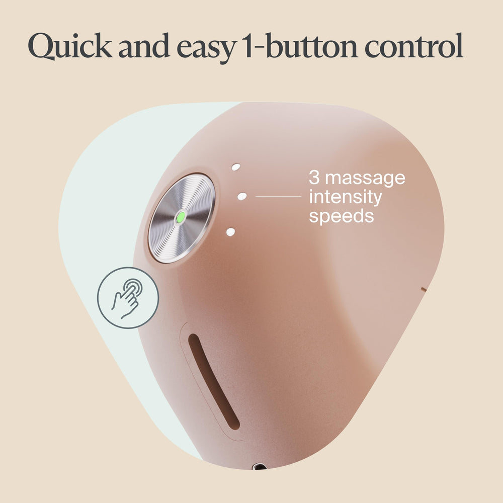 Theragun Mini connected to Coach by Therabody via Bluetooth for routines.