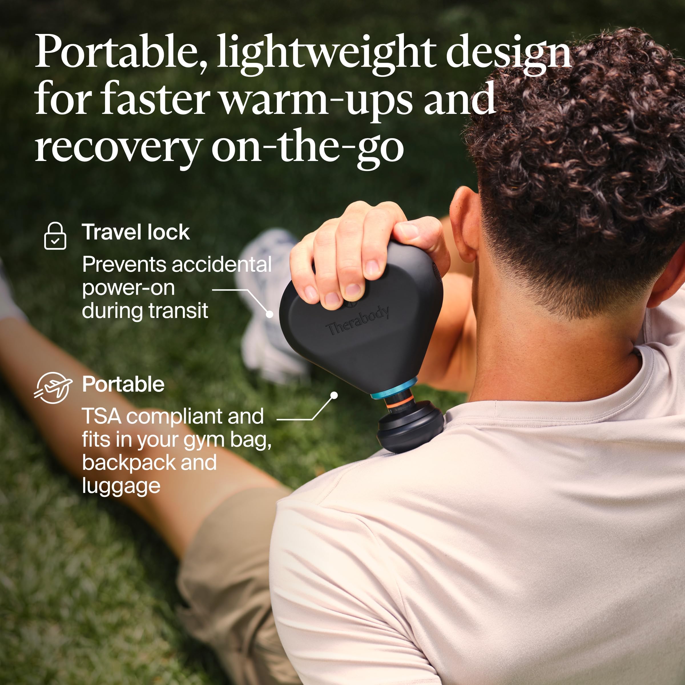 TheraGun Mini Plus heat levels three for customizable comfort.