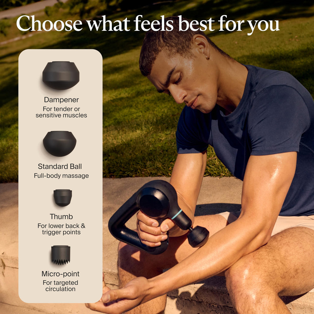 Theragun Prime Bluetooth connectivity supports wireless control and tracking.
