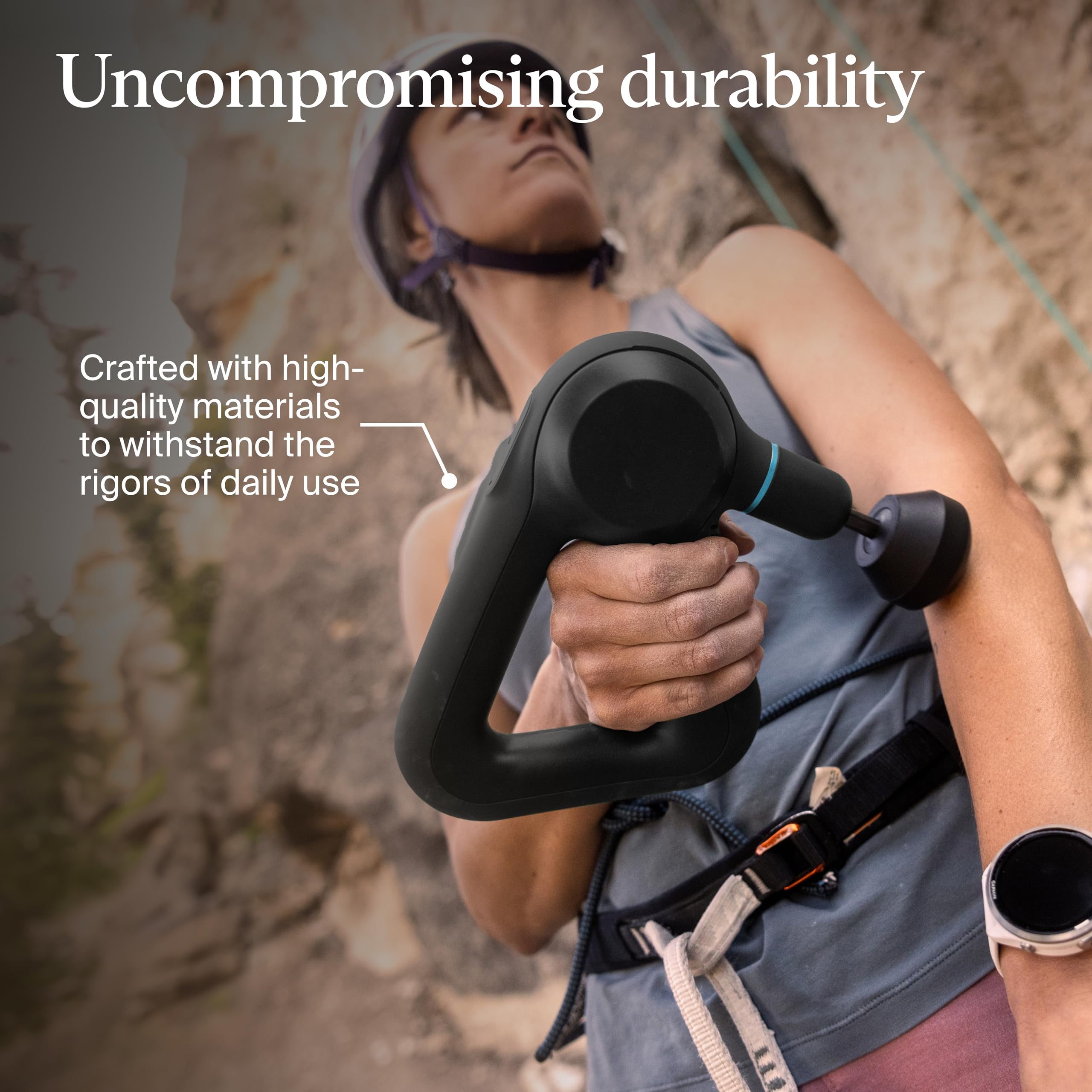 Theragun Prime Standard Ball attachment suitable for broad muscle groups.