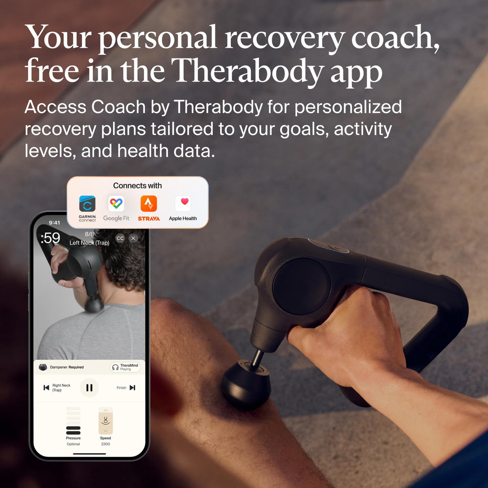 Theragun Prime Bluetooth app control unlocks guided routines